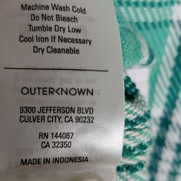 Outerknown Blanket Shirt NWT Size XS/S - Picture 10 of 11